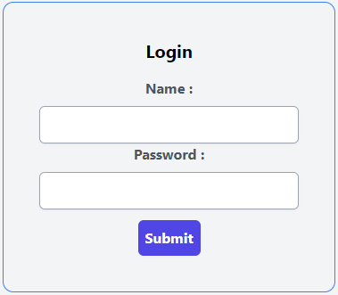 Basic Login with userName and Password